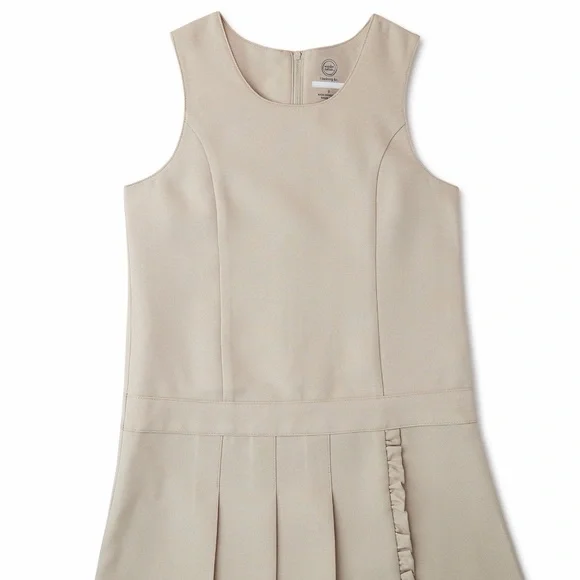 open lace back dress Pleated Jumper main image 0